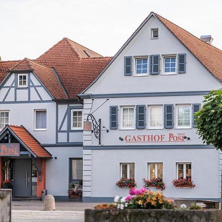 Hotel-Gasthof Neue Post Leutershausen  المظهر الخارجي الصورة