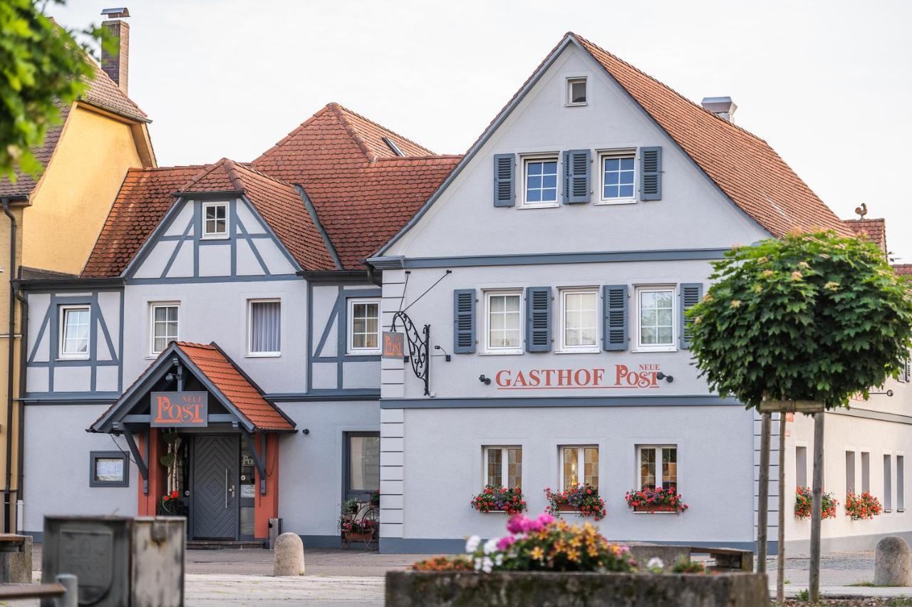 Hotel-Gasthof Neue Post Leutershausen  المظهر الخارجي الصورة